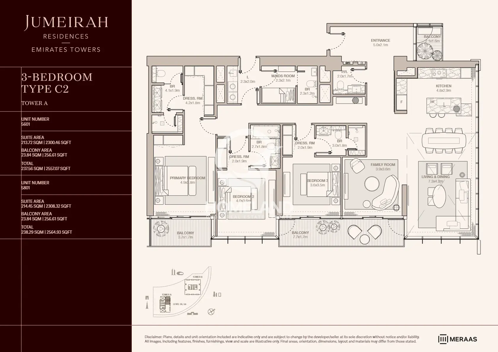 3 BR Type C2